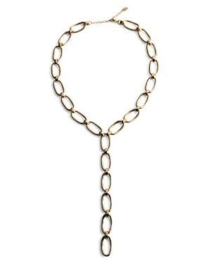 Mango Lariat Chain Necklace - Blue