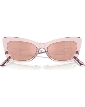 Dolce & Gabbana 55Mm Cat Eye Sunglasses - Pink