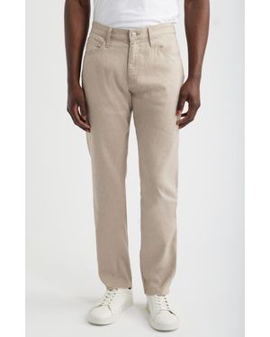Mavi Marcus Slim Straight Leg Pants - Natural