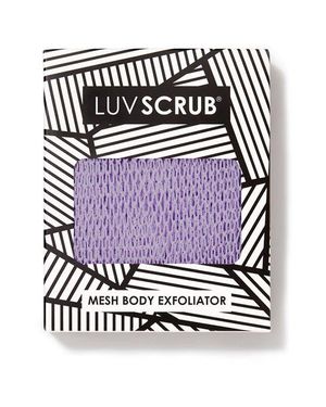 LUV SCRUB Mesh Body Exfoliator - Black