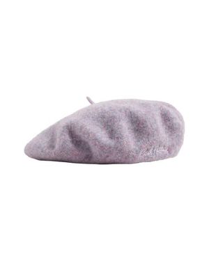 Lost Pattern Bon Chic Wool Beret - Purple