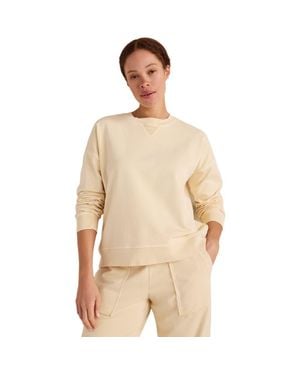 Haven Well Within Garment-Dyed Organic Cotton Terry Crewneck - Natural