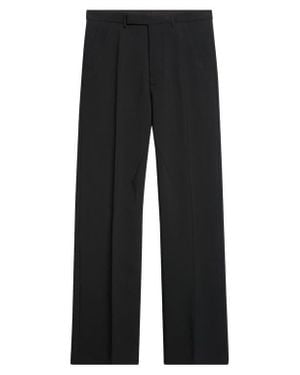 Rick Owens Tailored Geth Wide Leg Virgin Wool Pants - Black