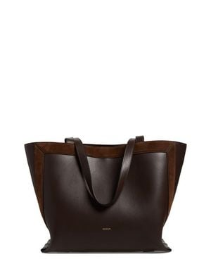 Wandler Medium Ida Leather Tote - Black
