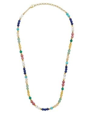 Estella Bartlett Multistone Beaded Necklace - Blue