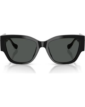 Versace 55Mm Cat Eye Sunglasses - Gray