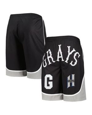 Stitches Homestead Grays Shorts - Black