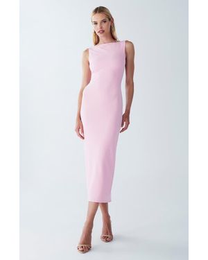 BWLDR Shian Midi Dress - Pink