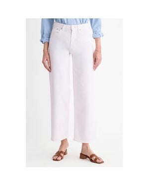 Vineyard Vines Whitney Ankle Wide Leg Jeans - White