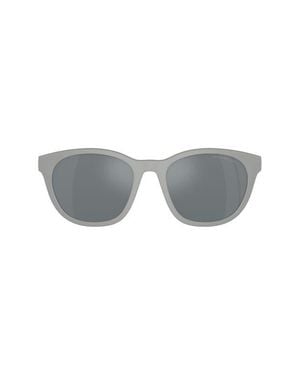 Emporio Armani Kids' 47Mm Small Phantos Clip-On Frames - Gray
