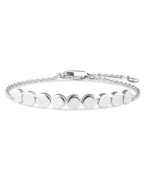 DEVATA Round Link Chain Bracelet - White
