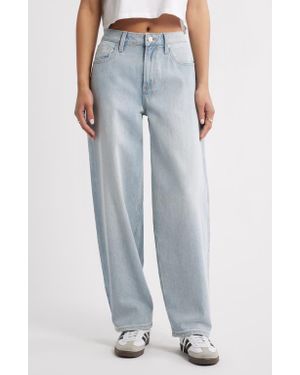 BP. Mid Rise Baggy Barrel Jeans - Blue
