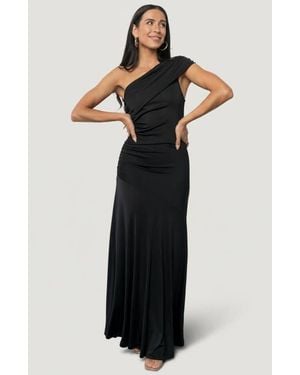 Baltic Born Leon One Shoulder Gown - Black