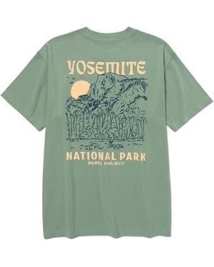 Parks Project Yosemite Puff Print Pocket T-Shirt - Green