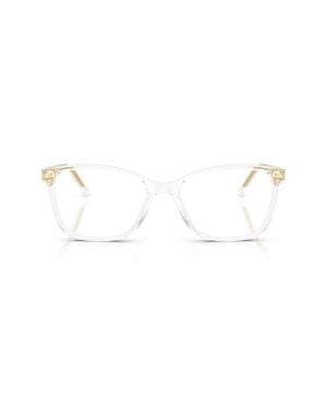 Dolce & Gabbana 52Mm Rectangular Optical Glasses - Multicolor