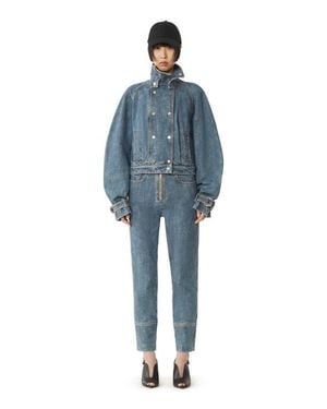 Lanvin Short Denim Jacket - Blue