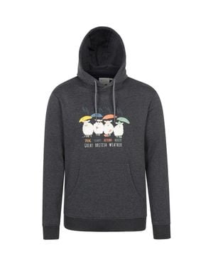 Mountain Warehouse Great British Weather Overhead Hoodie - Gray