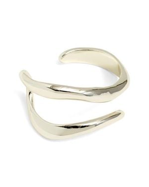 Madewell Sculptural Illusion Cuff Bracelet - White