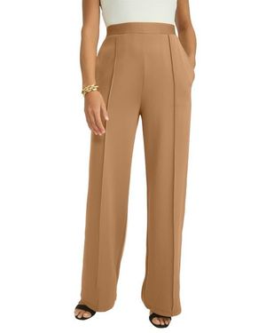 Jessica London Perfectease Wide Leg Pant - Natural