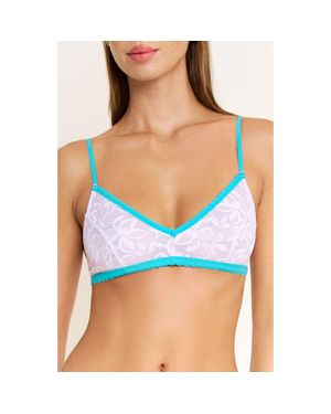 Honeydew Intimates Azlin Lace Bralette - Blue