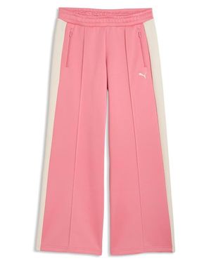 PUMA T7 Low Rise Track Pants - Pink