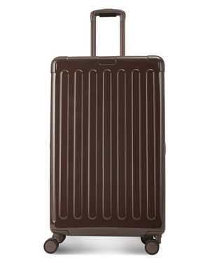 Hedgren Nostos Glossy Large Spinner Suitcase - Brown