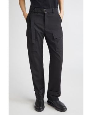 Sacai Suiting Cargo Pants - Black