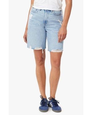Habitual Joey Long Cutoff Denim Shorts - Blue