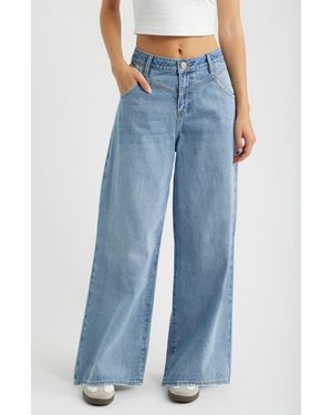 YMI Relaxed Extra Baggy Wide Leg Jeans - Blue