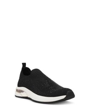 Anne Klein Compete Knit Platform Sneaker - Black