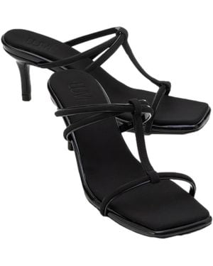 Prologue Shoes Mocha Strap Heel Sandal - Black