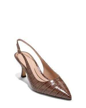 Cole Haan Hansell Slingback Pointed Toe Pump - Brown