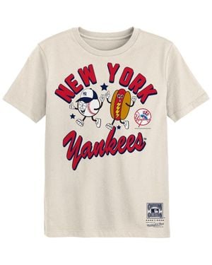 Mitchell & Ness Preschool New York Yankees Snack T-Shirt - Pink