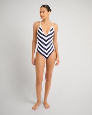 Onia Tropez One Piece Swimsuit - Blue