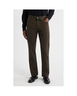 Canali Regular Fit Comfort Denim Jeans - Black