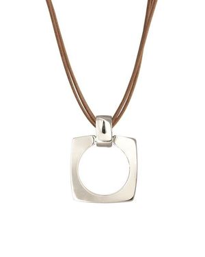 CXC Aldaba Long Necklace - White