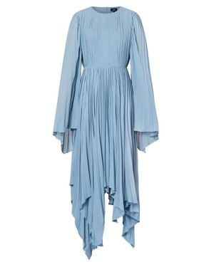 Chuks Collins Raye Pleated Gown - Blue
