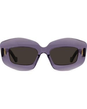 Loewe Screen 49Mm Rectangular Sunglasses - Gray