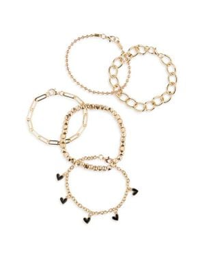 BP. Set Of 5 Bracelets - White
