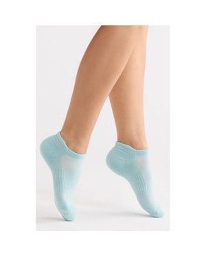 Zella 3-Pack Tab Ankle Socks - Blue