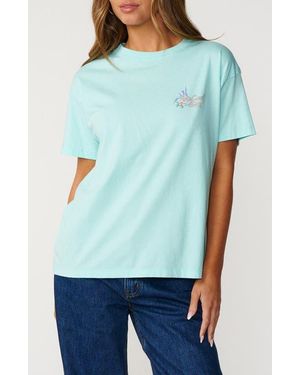 Rip Curl Relaxed Fit Graphic T-Shirt - Blue