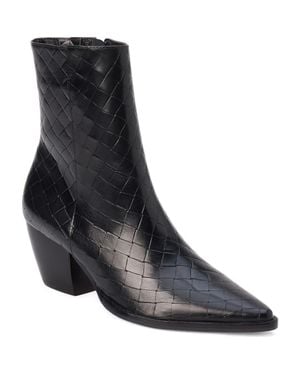 Matisse Caty Western Pointed Toe Bootie - Black