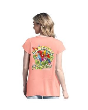 Margaritaville Philadelphia Phillies Gametime Is Paradise T-Shirt - Pink