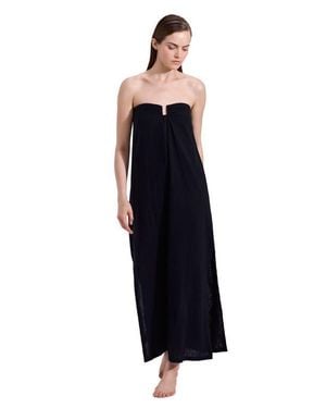 Luma Gottex La Mar U Wire Midi Dress Cover-Up - Blue