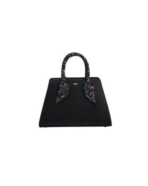 Fable England Grace Structured Tote - Black