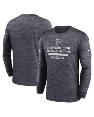 Nike Atlanta Falcons Sideline Velocity Performance Long Sleeve T-Shirt - Blue