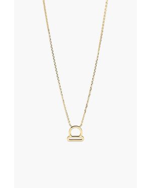 MEJURI Zodiac Sign Necklace - White