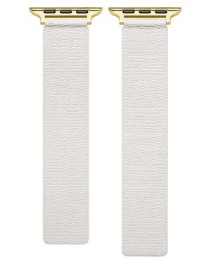 The Posh Tech Lychee Silicone Apple Watch Watchband - White