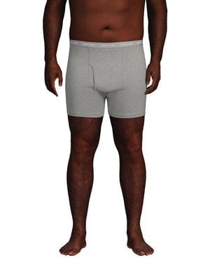 Lands' End Knit Boxer Brief Mixed 3 Pack - Multicolor