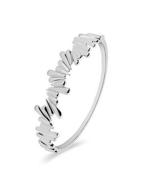 Lucy Quartermaine Shard Bangle With Hinge - Metallic